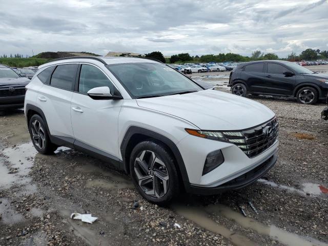 5NMJC3AEXNH101609 - 2022 HYUNDAI TUCSON SEL WHITE photo 1