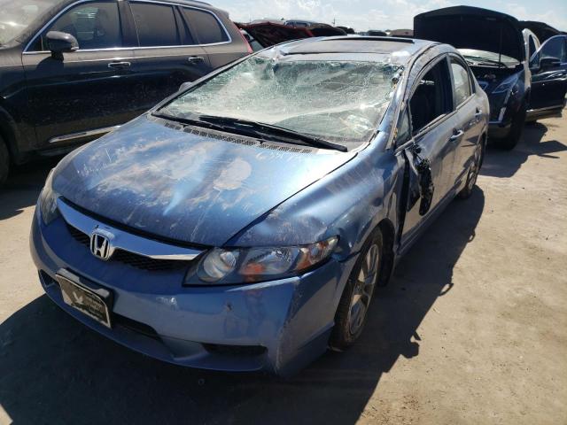 2HGFA1F9XAH536276 - 2010 HONDA CIVIC EXL Mavi foto 2
