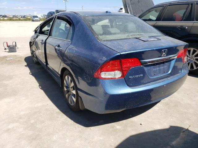 2HGFA1F9XAH536276 - 2010 HONDA CIVIC EXL Mavi foto 3