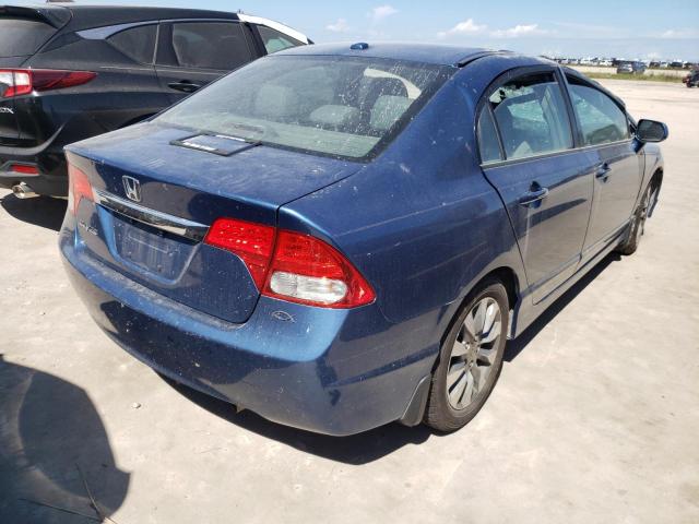 2HGFA1F9XAH536276 - 2010 HONDA CIVIC EXL Mavi foto 4