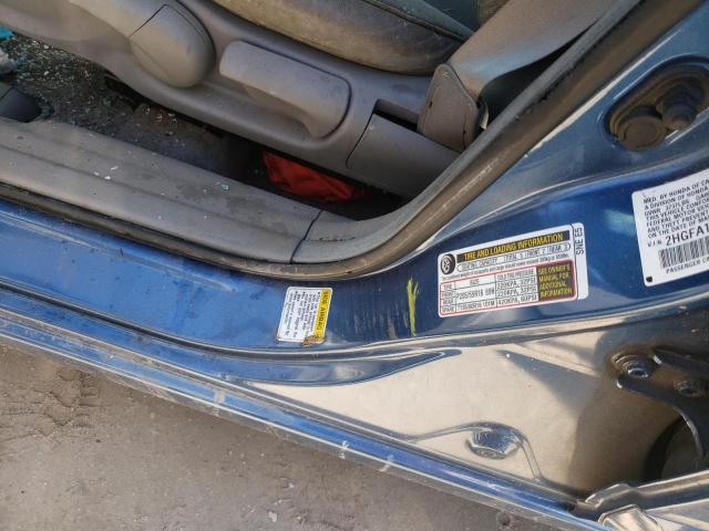 2HGFA1F9XAH536276 - 2010 HONDA CIVIC EXL Mavi foto 9