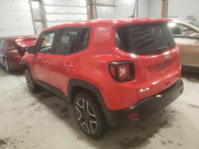 ZACNJBAB1LPM06864 - 2020 JEEP RENEGADE S Qırmızı foto 3