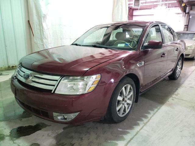 1FAHP27W28G156263 - 2008 FORD TAURUS MAROON photo 2