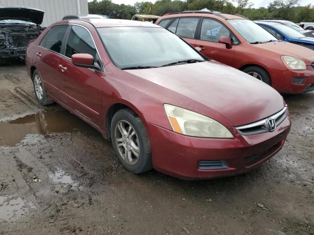 1HGCM56336A124347 - 2006 HONDA ACCORD SE RED photo 1