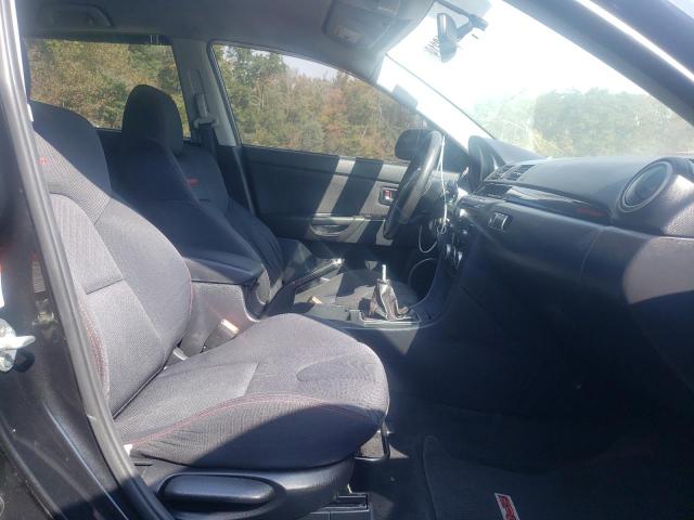 JM1BK34L481158758 - 2008 MAZDA SPEED 3 BLACK photo 5