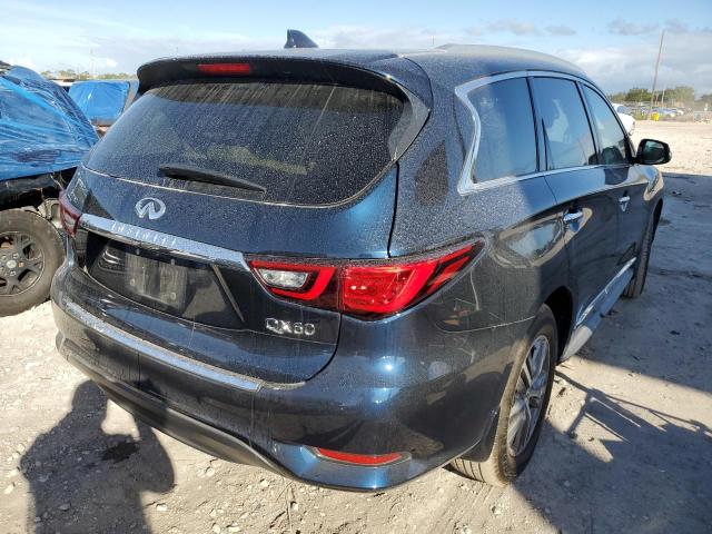 5N1DL0MN5LC515721 - 2020 INFINITI QX60 LUXE BLUE photo 4