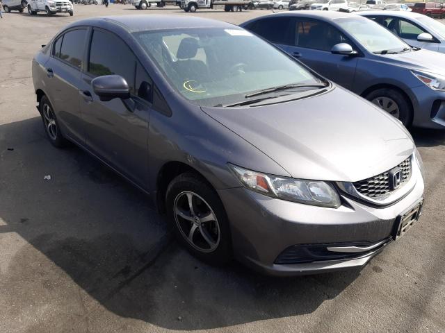 19XFB2F77FE243521 - 2015 HONDA CIVIC SE GRAY photo 1