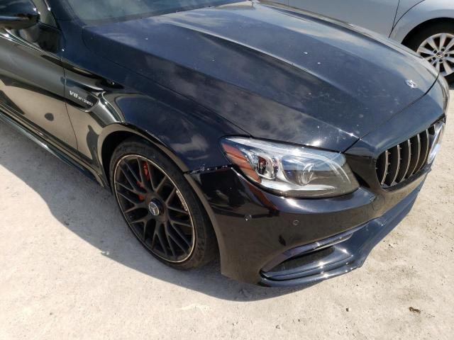 WDDWJ8HB6KF830970 - 2019 MERCEDES-BENZ C 63 AMG-S BLACK photo 9