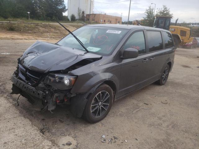 2C4RDGBG8JR222839 - 2018 DODGE CARAVAN GRAY photo 2