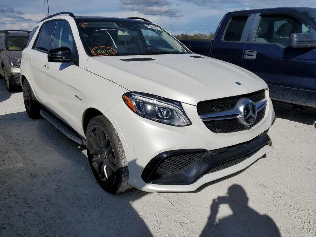 4JGDA7EB6JB030882 - 2018 MERCEDES-BENZ GLE 63 AMG WHITE photo 1