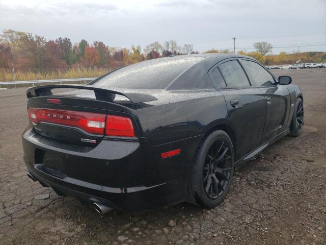 2C3CDXEJ2DH678296 - 2013 DODGE CHARGER SR BLACK photo 4