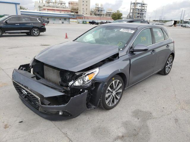 KMHH35LE8KU108131 - 2019 HYUNDAI ELANTRA GT GRAY photo 2