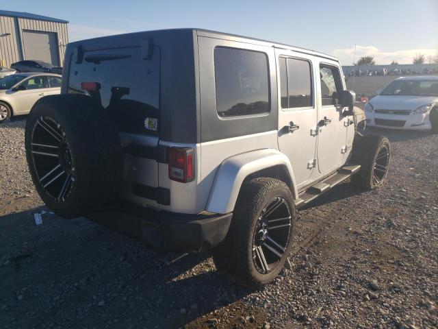 1J4GB59167L109597 - 2007 JEEP WRANGLER S 银色 照片 4