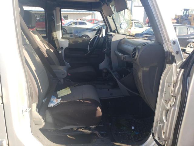 1J4GB59167L109597 - 2007 JEEP WRANGLER S 银色 照片 5