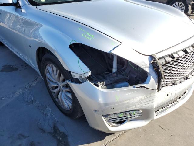 JN1BY1PP7FM600755 - 2015 INFINITI Q70L 3.7 SILVER photo 9