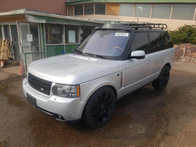 SALMF1D42BA355759 - 2011 LAND ROVER RANGE ROVE SILVER photo 2