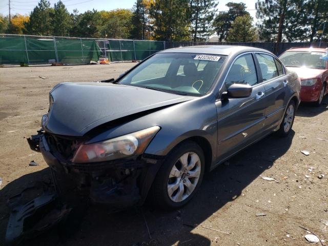 1HGCP36899A038343 - 2009 HONDA ACCORD EXL GRAY photo 2