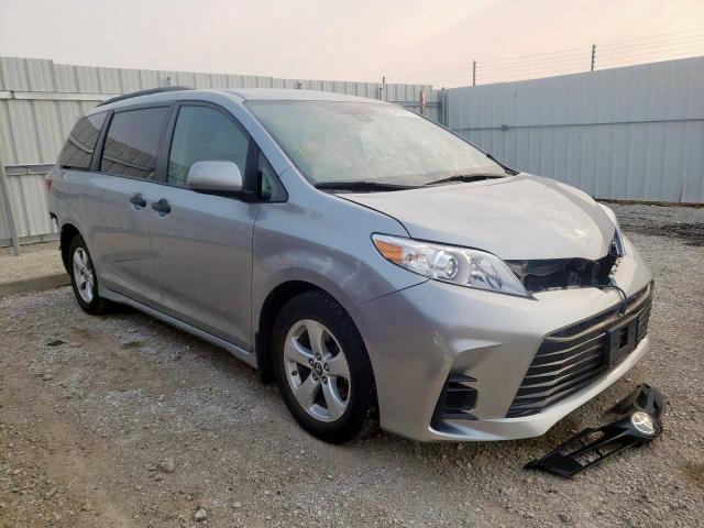 5TDZZ3DC2JS921993 - 2018 TOYOTA SIENNA L SILVER photo 1