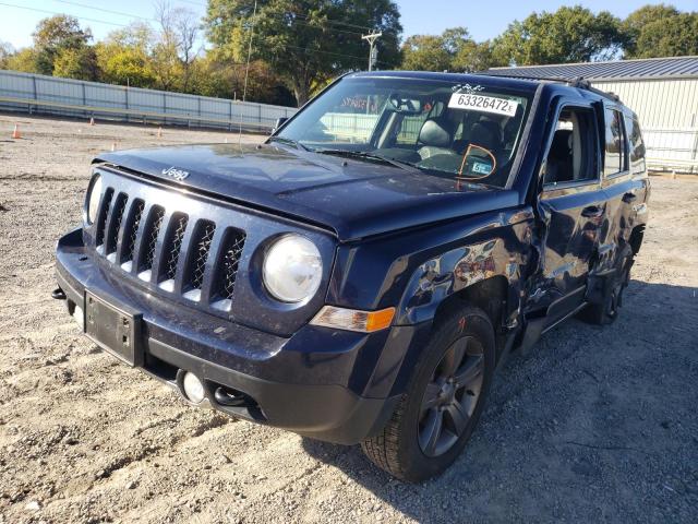 1C4NJRFB2DD253691 - 2013 JEEP PATRIOT BLUE photo 2