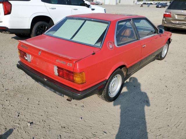 ZAMAL1109FB313167 - 1985 MASERATI BITURBO RED photo 4