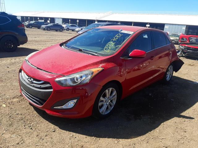 KMHD35LE2DU029846 - 2013 HYUNDAI ELANTRA GT RED photo 2