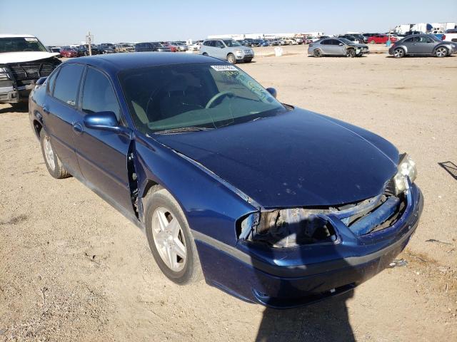 2G1WF52EX59389038 - 2005 CHEVROLET IMPALA BLUE photo 1