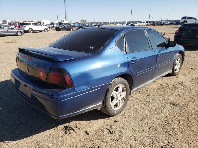 2G1WF52EX59389038 - 2005 CHEVROLET IMPALA BLUE photo 4