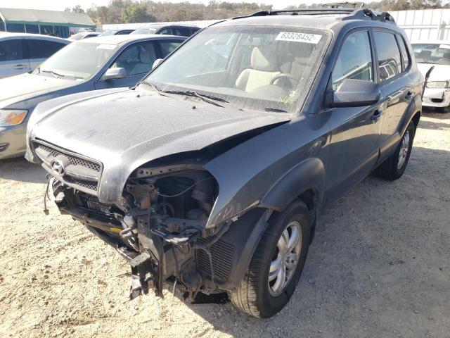 KM8JN12D07U522816 - 2007 HYUNDAI TUCSON SE CHARCOAL photo 2