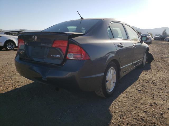 JHMFA36246S022774 - 2006 HONDA CIVIC HYBR CHARCOAL photo 4