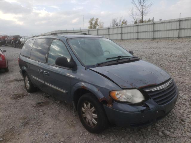 2A4GP54L86R836465 - 2006 CHRYSLER TOWN & COU BLUE photo 1