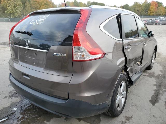 5J6RM4H79EL017674 - 2014 HONDA CR-V BROWN photo 4