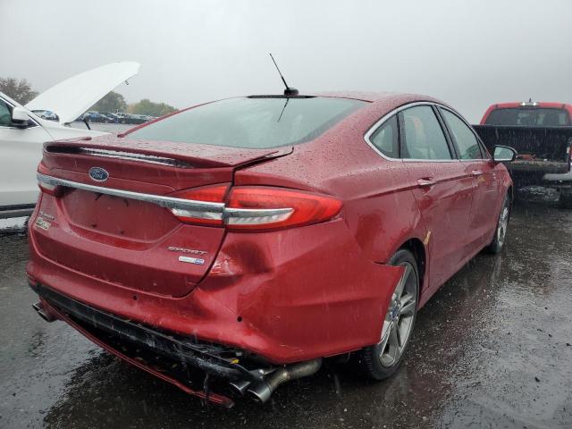 3FA6P0VP1HR188802 - 2017 FORD FUSION SPO RED photo 4