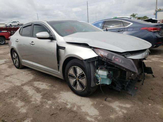 KNAGM4ADXC5022023 - 2012 KIA OPTIMA HYB SILVER photo 1