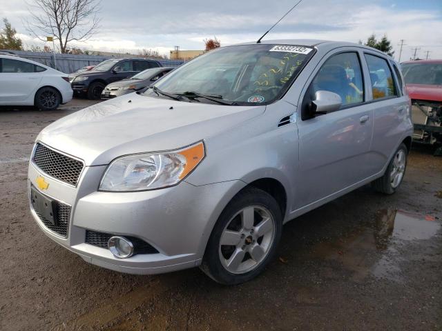 3G1TB6DG0BL106822 - 2011 CHEVROLET AVEO LS 银色 照片 2