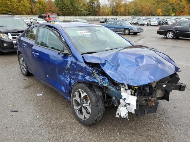 3KPF24AD6ME273146 - 2021 KIA FORTE FE BLUE photo 1