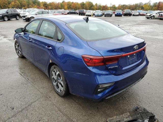 3KPF24AD6ME273146 - 2021 KIA FORTE FE BLUE photo 3