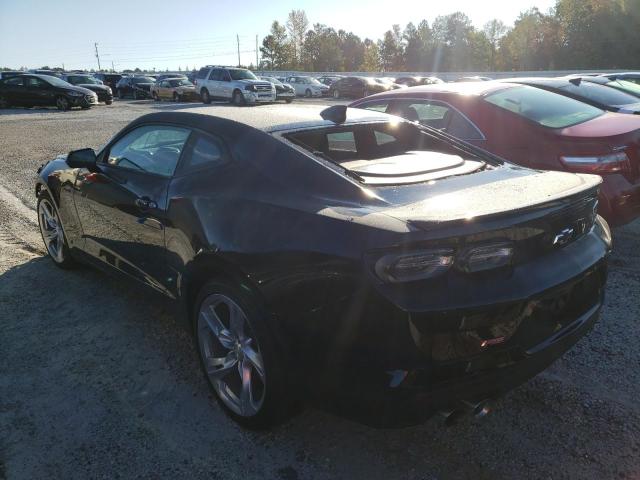 1G1FF1R71N0135180 - 2022 CHEVROLET CAMARO LT1 BLACK photo 3