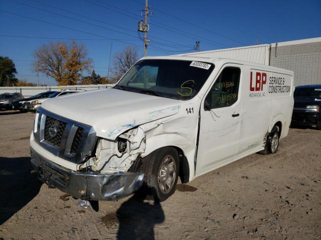 1N6AF0KY6DN110904 - 2013 NISSAN NV 2500 WHITE photo 2