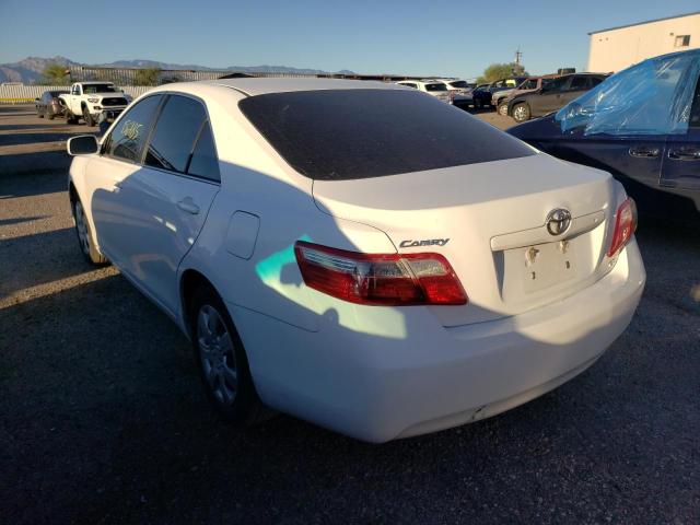 4T1BE46K97U571012 - 2007 TOYOTA CAMRY CE WHITE photo 3