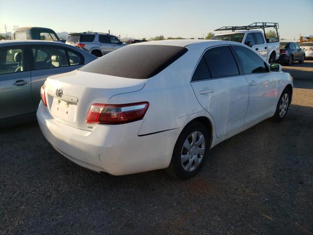 4T1BE46K97U571012 - 2007 TOYOTA CAMRY CE WHITE photo 4