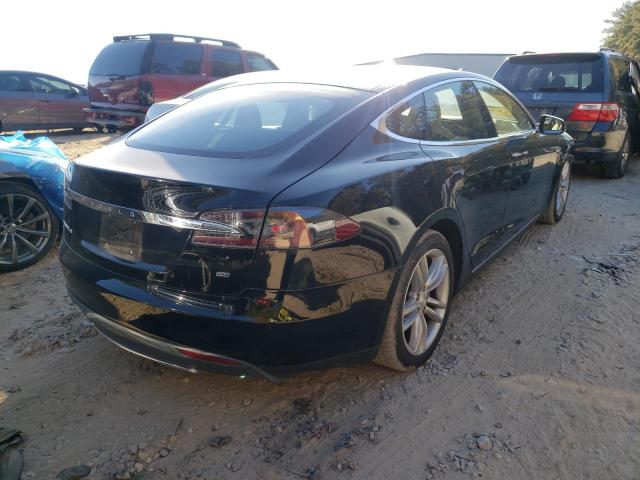 5YJSA1H10FFP73991 - 2015 TESLA MODEL S 85 BLACK photo 4