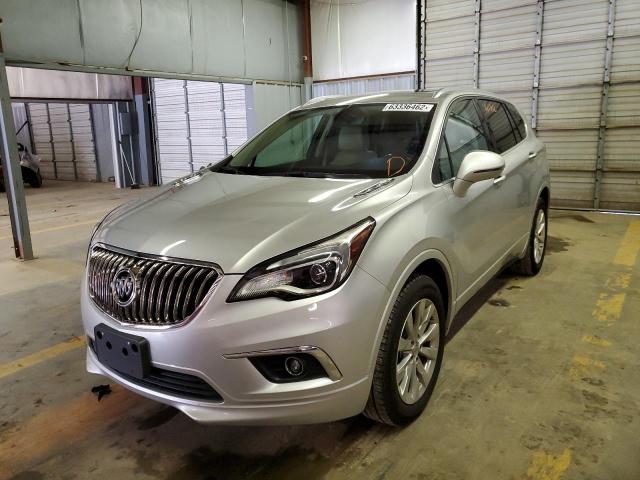 LRBFXBSA9HD067982 - 2017 BUICK ENVISION E SILVER photo 2