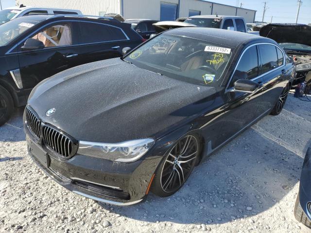 WBA7E2C36HG741125 - 2017 BMW 740 I BLACK photo 2