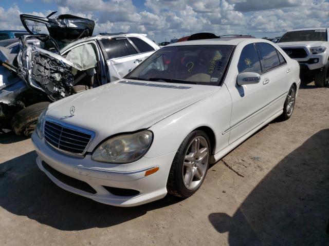 WDBNG75J76A481233 - 2006 MERCEDES-BENZ S 500 WHITE photo 1