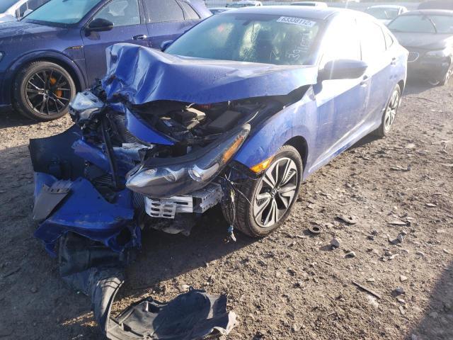 19XFC1F76GE039107 - 2016 HONDA CIVIC EXL 蓝色 照片 2