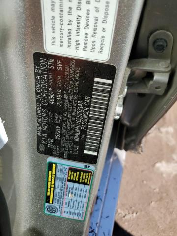 KNALN4D70E5153143 - 2014 KIA CADENZA PR SILVER photo 10