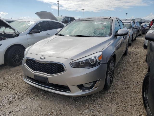 KNALN4D70E5153143 - 2014 KIA CADENZA PR SILVER photo 2