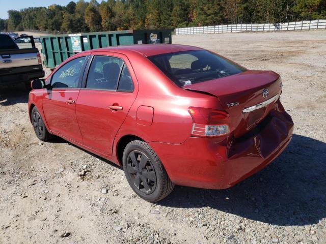 JTDBT923671095101 - 2007 TOYOTA YARIS RED photo 3