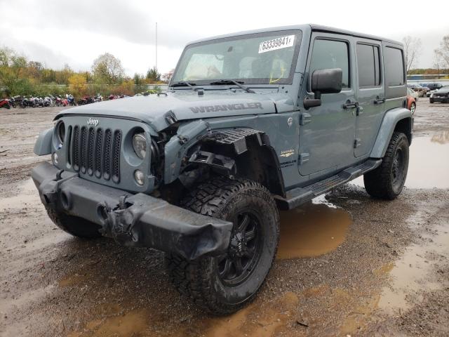 1C4BJWEG6EL161702 - 2014 JEEP WRANGLER UNLIMITED SAHARA  photo 2