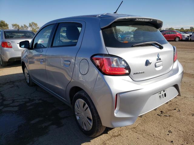 ML32AUHJ9NH004702 - 2022 MITSUBISHI MIRAGE ES SILVER photo 2